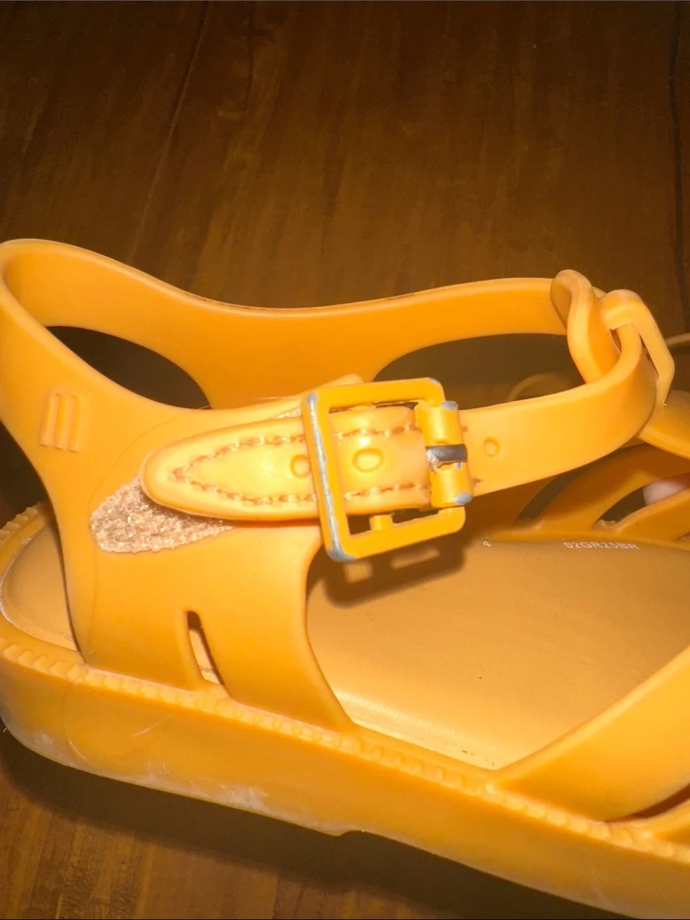 Mini Melissa Possession jelly sandals US 9 Matte Caramel
